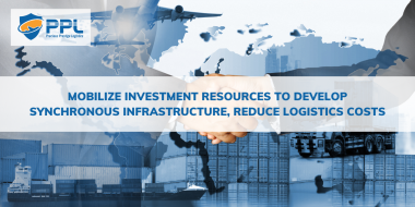 Mobilize investment resources to develop synchronous infrastructure, reduce logistics costs